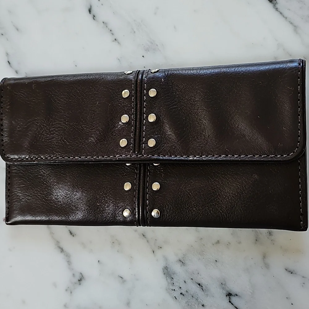 Vintage Michael Kors Leather Studded Wallet - Picture 1 of 11